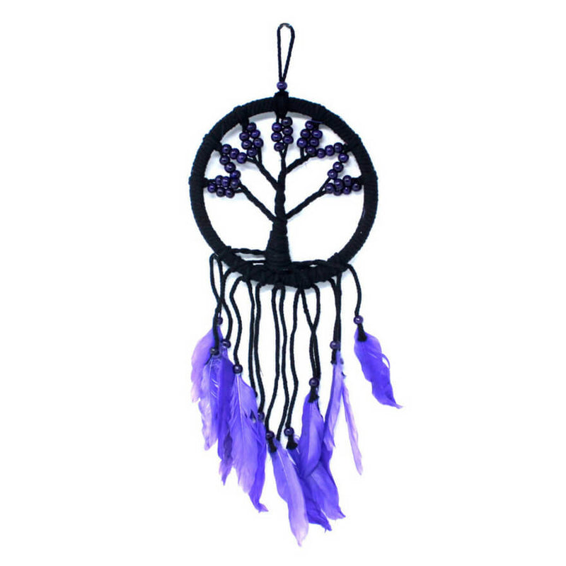 Tree of Life Dreamcatcher (16cm) - Purple