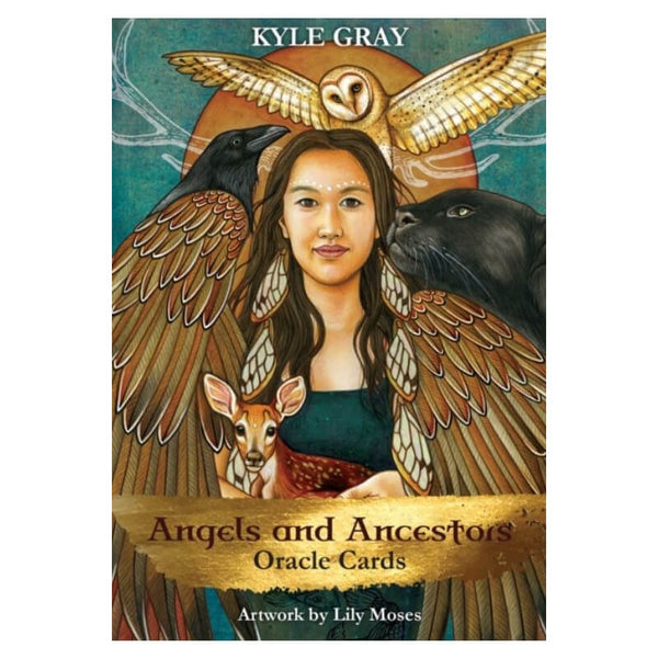 Angels and Ancestors Oracle Cards : A 55-Card Deck and Guidebook by Kyle Gray