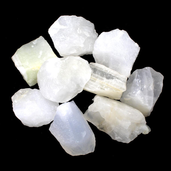 White Aragonite Rough Healing Crystal