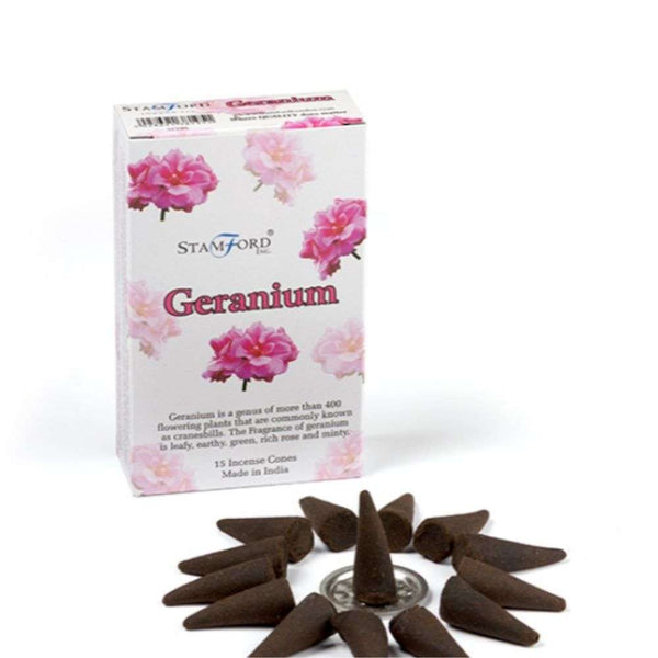 Geranium - Stamford Incense Cones