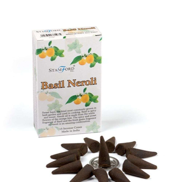 Basil Neroli - Stamford Incense Cones