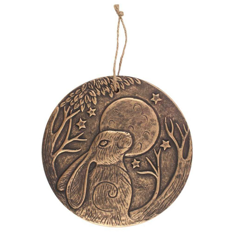 Moon Gazing Hare Plaque