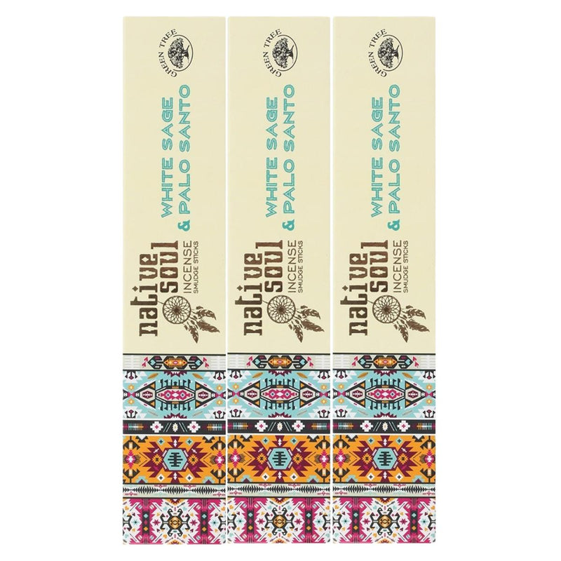 White Sage & Palo Santo - Native Soul Incense Sticks