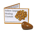 Yellow Jasper Polished Tumblestone Healing Crystals
