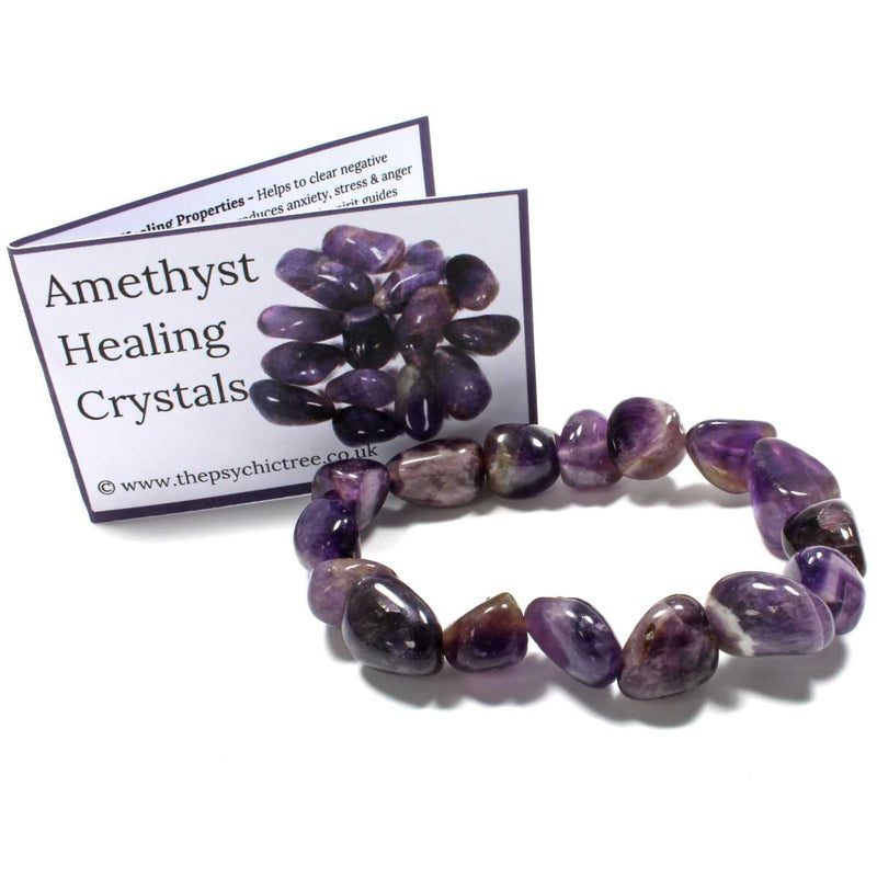 Amethyst Tumblestone Bracelet