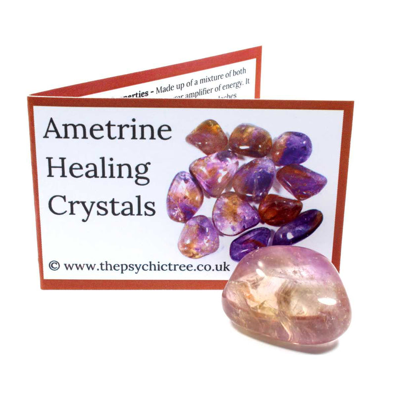 Ametrine Polished Tumblestone Healing Crystals