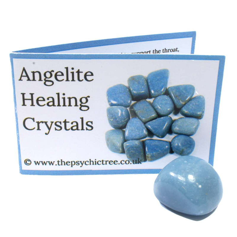 Angelite Polished Tumblestone Healing Crystals
