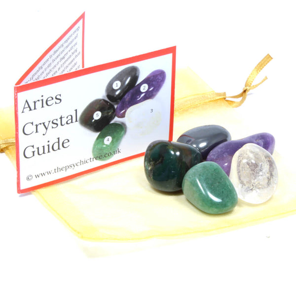 Aries - Sign Of The Zodiac Healing Crystal Pack
