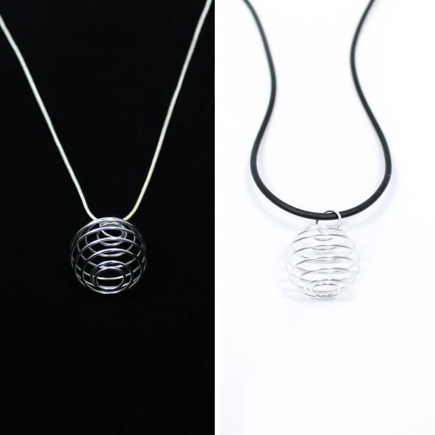 Malachite Wire Wrapped Necklace