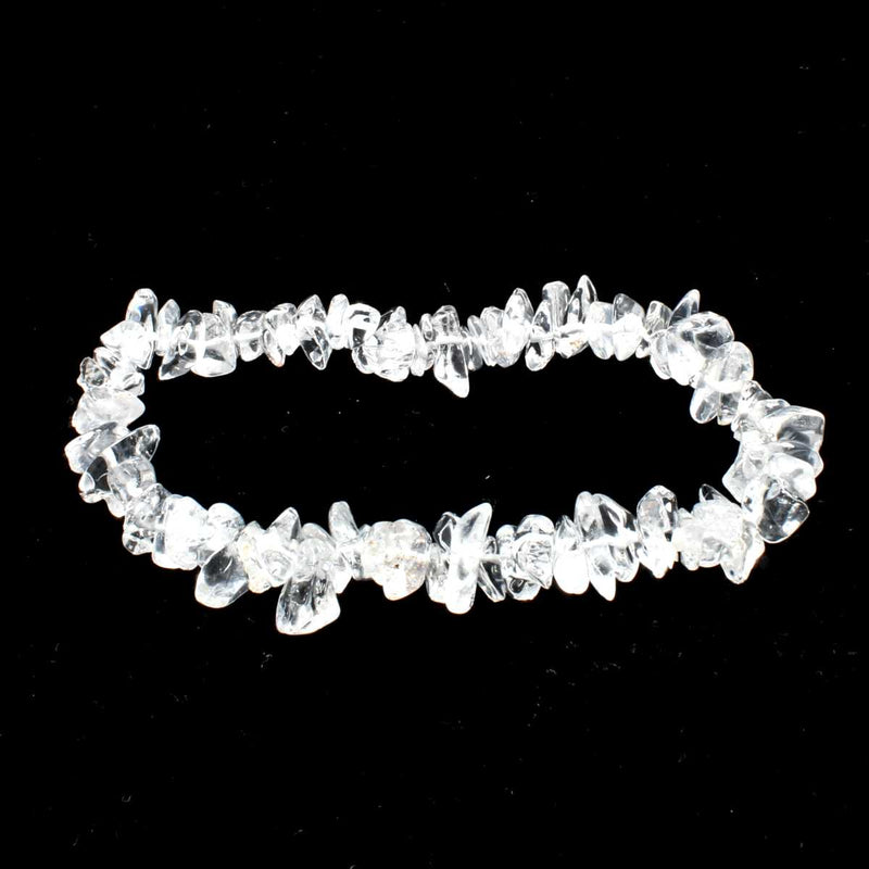 Clear Quartz Stone Chip Bracelet