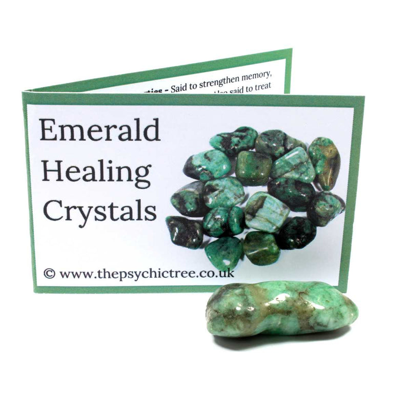 Emerald Polished Tumblestone Healing Crystals