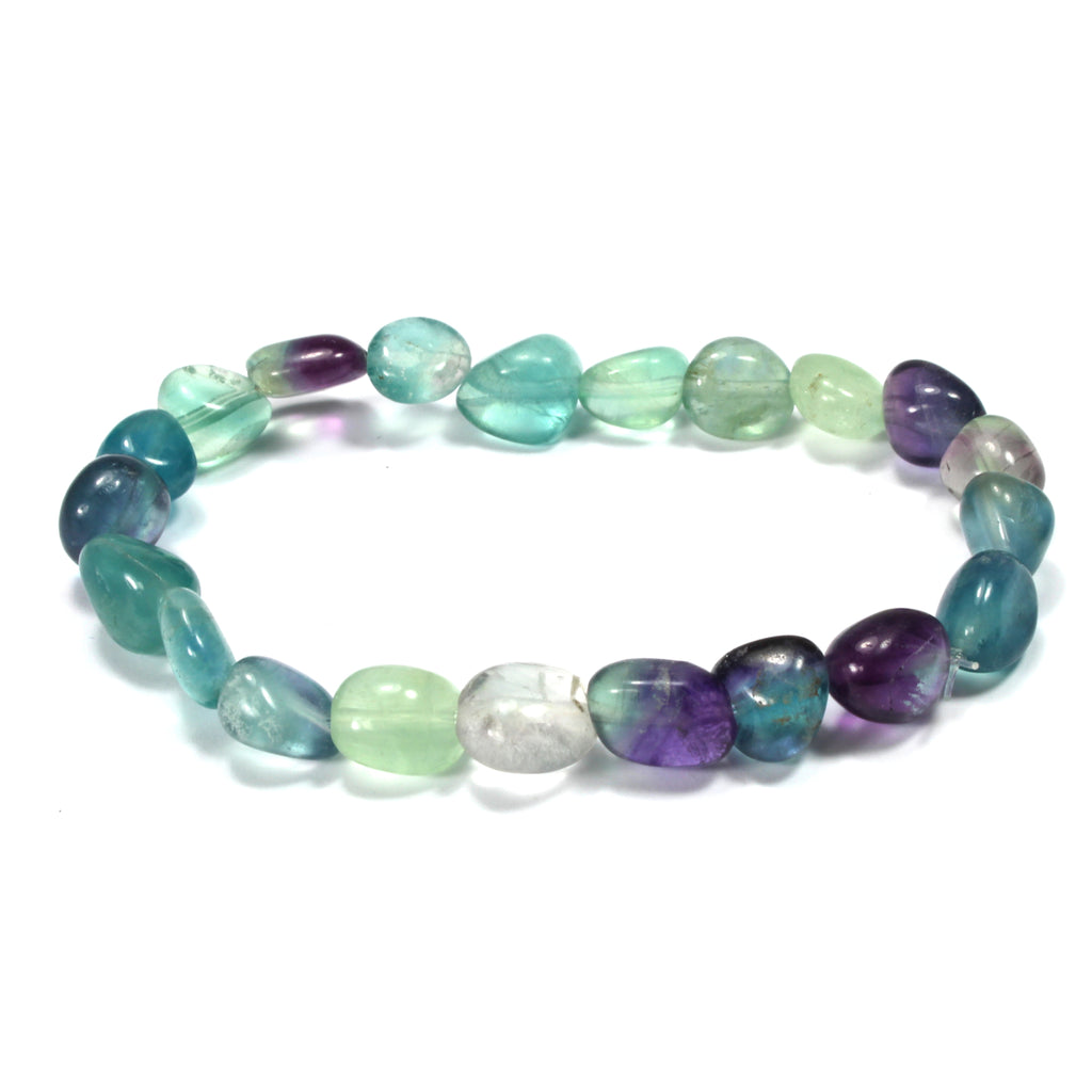 Fluorite Tumblestone Bracelet