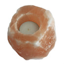Natural Candle Salt Lamp - 1 Hole
