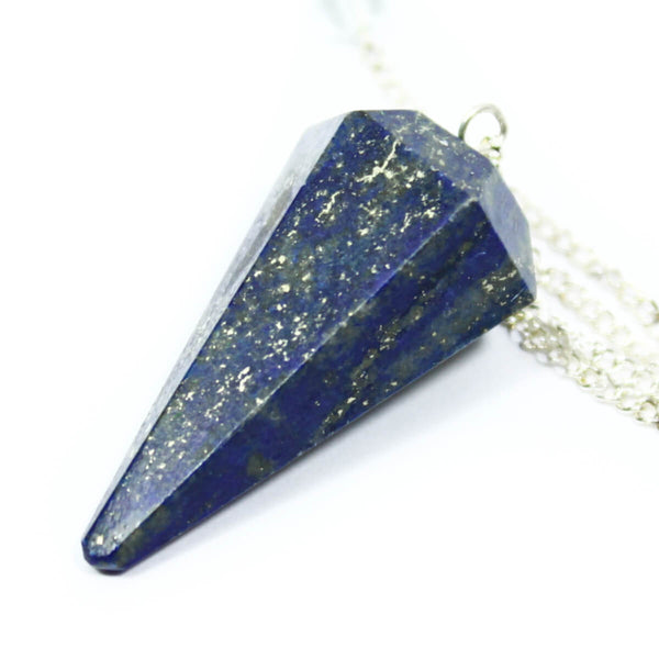 Lapis Lazuli Faceted Cone Pendulum