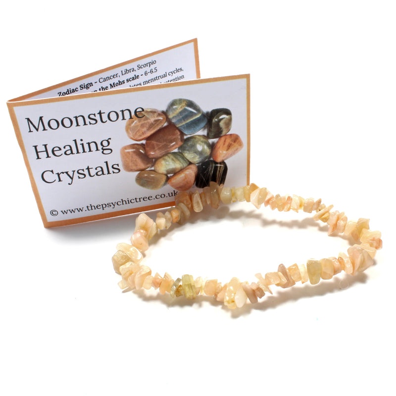 Moonstone Chip Bracelet