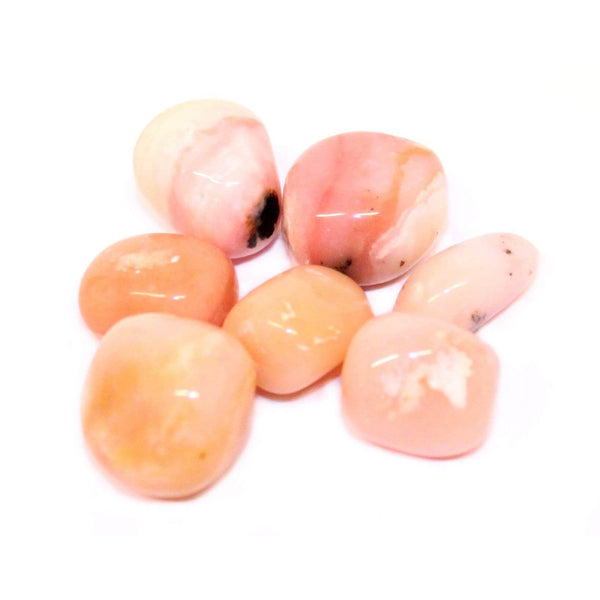 Pink Opal Polished Tumblestone Healing Crystals