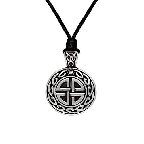 Druids Cross Necklace - Pewter