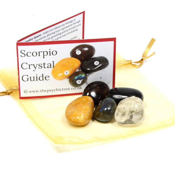 Scorpio - Sign Of The Zodiac Healing Crystal Pack
