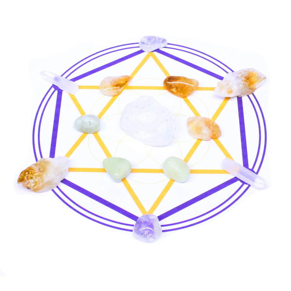 Success Healing Crystal Grid Pack